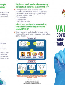 Vaksin COVID-19 - Maklumat Yang Perlu Anda Tahu (1)